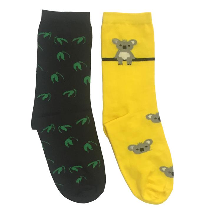 جوراب پسرانه طرح کوآلا کد 01